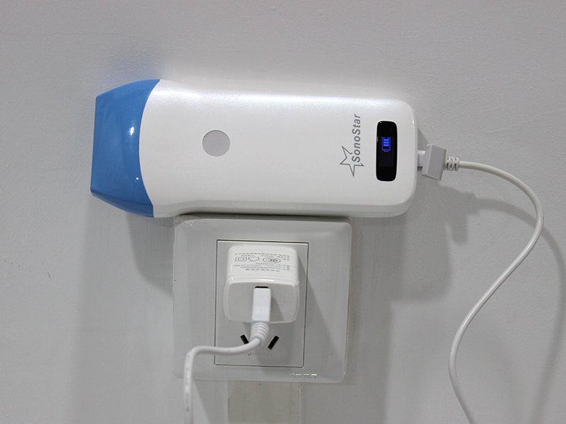 128 Elements 7.5/10MHz Linear Probe Handheld B/W Ultrasound　