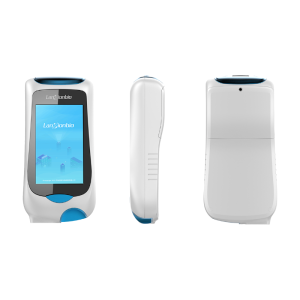 LA-100 Handheld Coagulation Analyzer with Bluetooth Thermal Printer in different angles