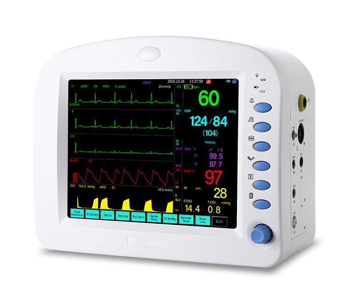 10-Inch Touchscreen Portable Patient Monitor with Printer
