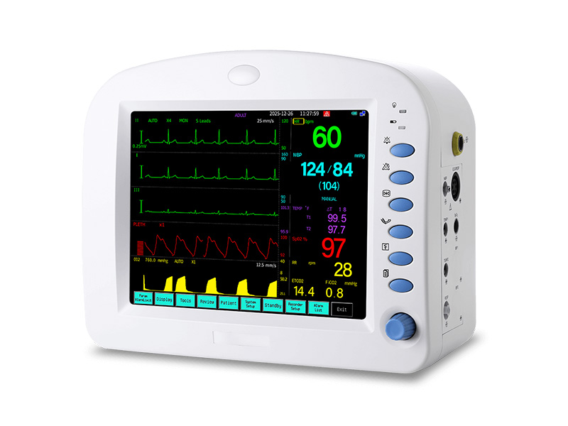10-Inch Touchscreen Portable Patient Monitor with Printer